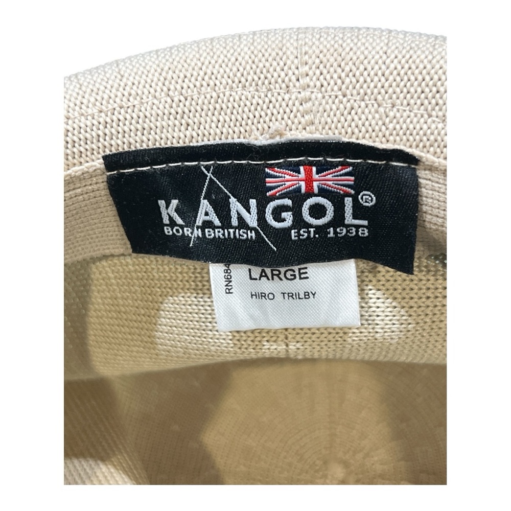 Kangol Men's Blue Bucket Beige Hat Large. - Picture 5 of 5